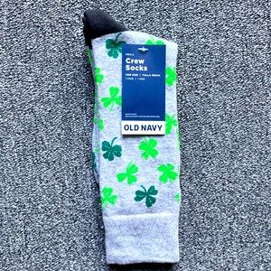3/$18 Shamrocks St. Patrick’s Day Funny Novelty Crew Socks - Brand New